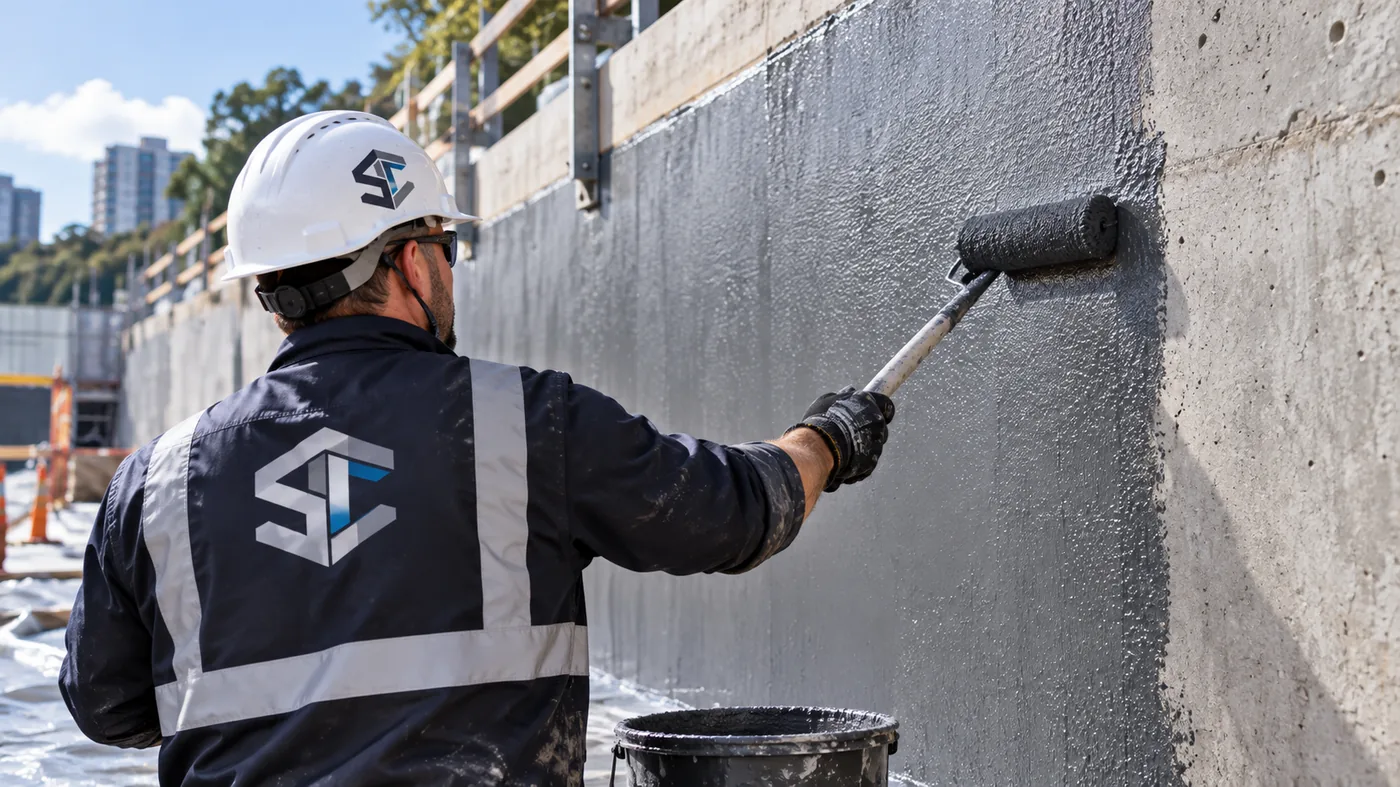Representative Waterproofing technical application